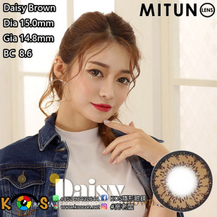 Mitunolens Daisy Brown デイジーブラウン 1年用 15.0mm 